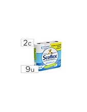PAPEL HIGIENICO SCOTTEX MEGARROLLO DOBLE LARGO PACK DE 6+3 ROLLOS 2