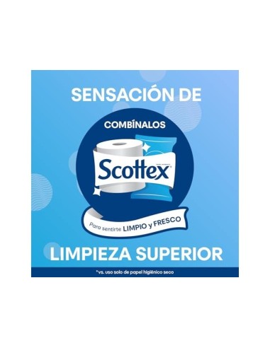 PAPEL HIGIENICO SCOTTEX MEGARROLLO DOBLE LARGO PACK DE 6+3 ROLLOS