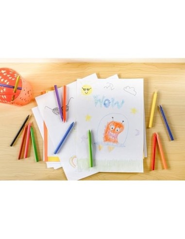 LAPICES CERA PLASTIDECOR CAJA 24 COL.