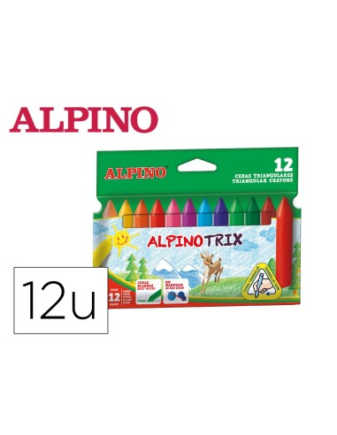 LAPICES CERA DACSTRIX TRIANGULCAJA 12 COL.