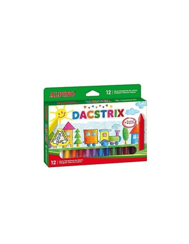 LAPICES CERA DACSTRIX TRIANGULCAJA 12 COL.