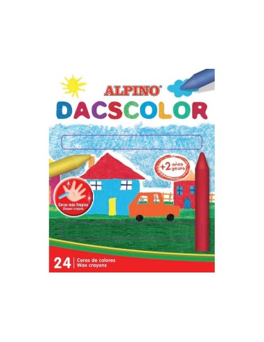 LAPICES CERA DACSTRIX TRIANGULCAJA 12 COL.