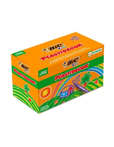LAPICES CERA PLASTIDECOR CAJA DE 352 COLORES