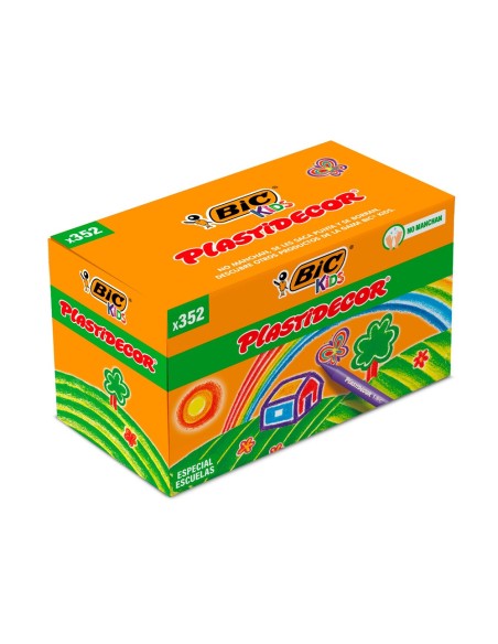 LAPICES CERA PLASTIDECOR CAJA DE 352 COLORES