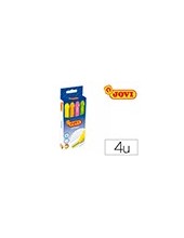 MARCADOR FLUOR GEL JOVI CAJA DE  4 COLORES (AM-NJ-RS-VD) 2