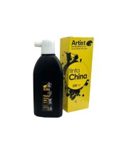 TINTA CHINA ARTIST NEGRA FRASCO 200 ML