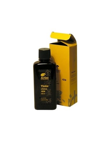 TINTA CHINA ARTIST NEGRA FRASCO 200 ML