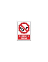 PICTOGRAMA SYSSA SEÑAL PROHIBICION PROHIBIDO FUMAR EN PVC 245X345 MM 2
