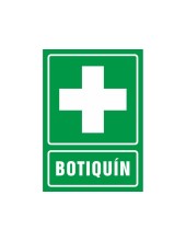 PICTOGRAMA SYSSA SEÑAL DE BOTIQUIN EN PVC 210X297 MM