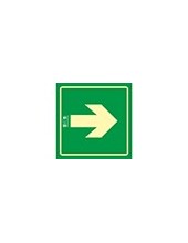PICTOGRAMA SYSSA SEÑAL VIA EVACUACION PVC FOTOLUMINISCENTE 224X224 MM 2