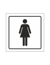 PICTOGRAMA SYSSA SEÑAL DE ASEOS SEÈORAS EN PVC 105X105 MM