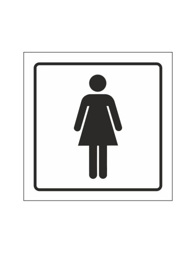 PICTOGRAMA SYSSA SEÑAL DE ASEOS SEÈORAS EN PVC 105X105 MM