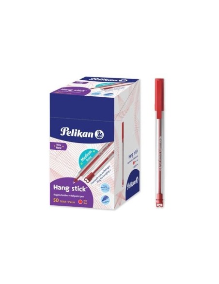 BOLIGRAFO PELIKAN STICK SUPER SOFT ROJO