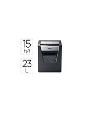 DESTRUCTORA REXEL MOMENTUM X415 CAP. 15 H.DESTRUYE GRAPAS,CLIPS 23 L 2
