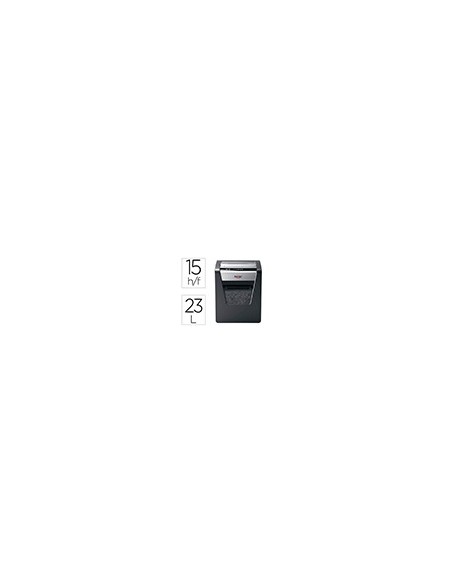 DESTRUCTORA REXEL MOMENTUM X415 CAP. 15 H.DESTRUYE GRAPAS,CLIPS 23 L