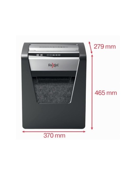 DESTRUCTORA REXEL MOMENTUM X415 CAP. 15 H.DESTRUYE GRAPAS,CLIPS 23 L
