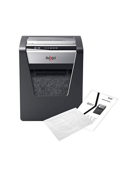DESTRUCTORA REXEL MOMENTUM X415 CAP. 15 H.DESTRUYE GRAPAS,CLIPS 23 L