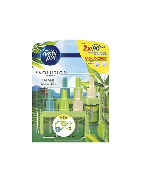 AMBIENTADOR AMBIPUR ELECTRICO 3 VOLUTION JAPONES RECAMBIO 21,5 ML