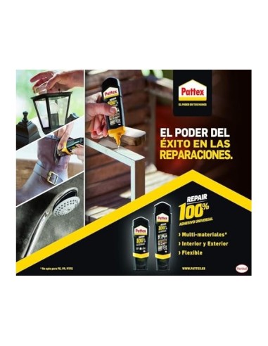 PEGAMENTO PATTEX UV INGR. ACTIVOS 100% SIN DISOLVENTES 50 GR
