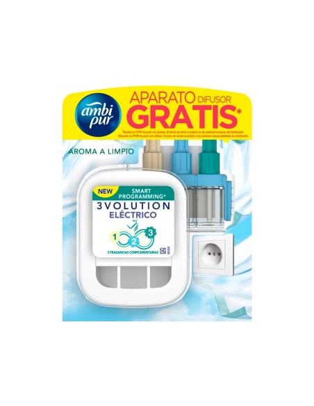 AMBIENTADOR ELECTRICO AMBIPUR 3 VOLUTION DIFUSOR