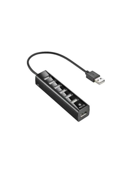 HUB NGS TINY 7 PUERTOS ADAPTADOR CORRIENTE USB 2.0