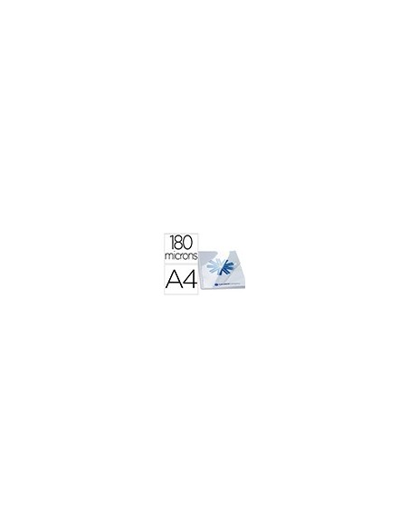 TAPA ENCUADERNACIONGBG PVC CRISTAL TPTE.180 MC A4 PK.DE 100 UD.