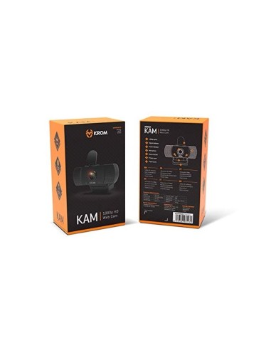 CAMARA WEBCAM GAMING KROM 1080P HD MICROFONO TRIPODE INCLUIDO