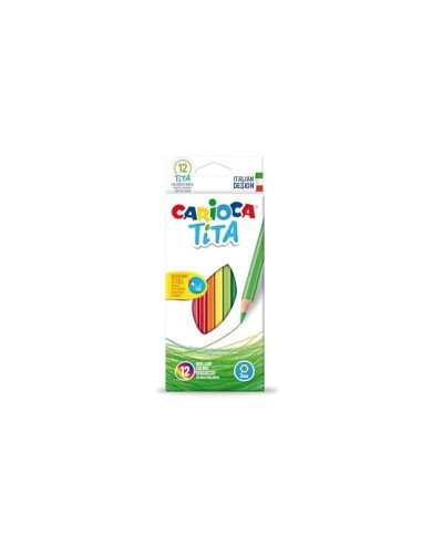 LAPICES CARIOCA TITA HEXAGONAL CAJA 12 UD.SURT.
