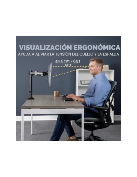 BRAZO MONITOR FELLOWES SERIE REFLEX AJUST  ALTURA 2 PANTALLAS