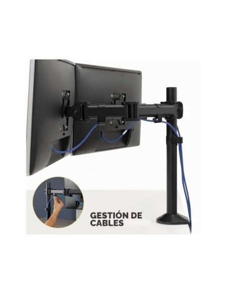 BRAZO MONITOR FELLOWES SERIE REFLEX AJUST  ALTURA 2 PANTALLAS
