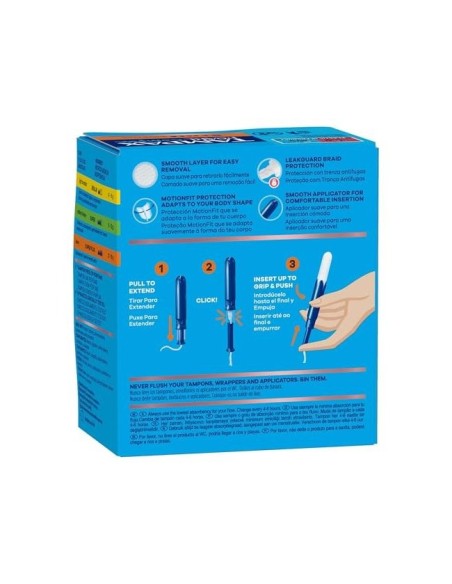 TAMPON TAMPAX PEARL COMPAK SUPER PLUS CAJA 16 UD.