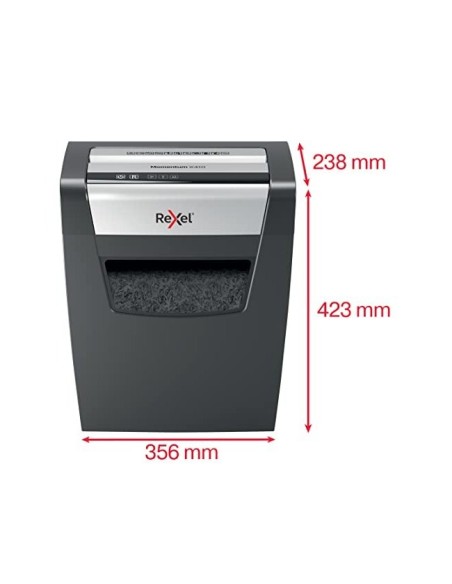DESTRUCTORA DOC REXEL MOMENTUM X410 10H. DESTRUYE GRAPAS CLIPS 23L.