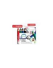 LAPIZ MARCADOR SECO STABILO MARKDRY PIZARRA BL.ESTUCHE 4 UD.SURT. 2