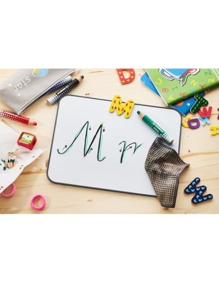 LAPIZ MARCADOR SECO STABILO MARKDRY PIZARRA BL.ESTUCHE 4 UD.SURT.