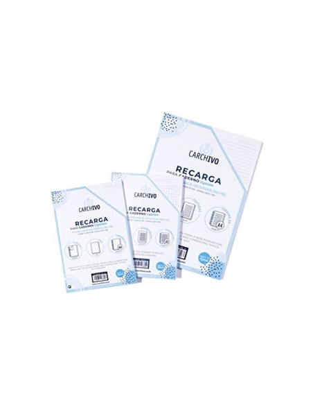 RECAMBIO CUADERNO CARCHIVO INGENIOX A4 50H. HORIZONTAL