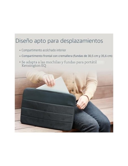 MALETIN PORTATIL KENSINGTON 16" COLOR NEGRO 20X406X273 MM.