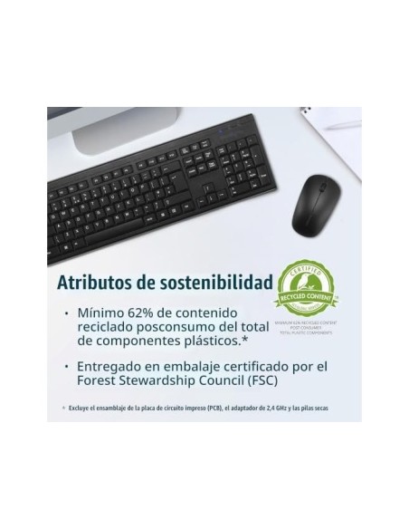 SET TECLADO RATON KM150 EQ INALAMBRICO NG.