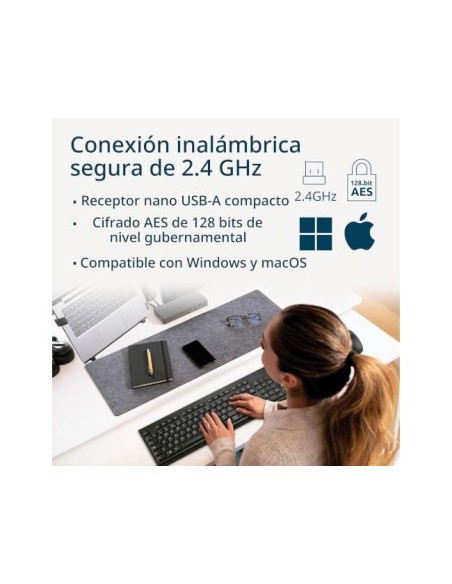 SET TECLADO RATON KM150 EQ INALAMBRICO NG.