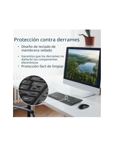SET TECLADO RATON KM150 EQ INALAMBRICO NG.