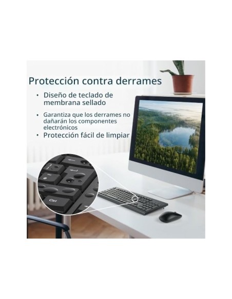 SET TECLADO RATON KM150 EQ INALAMBRICO NG.
