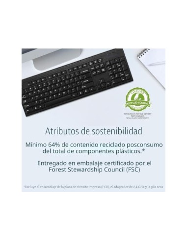 TECLADO KB150 EQ INALAMBRICO NG.
