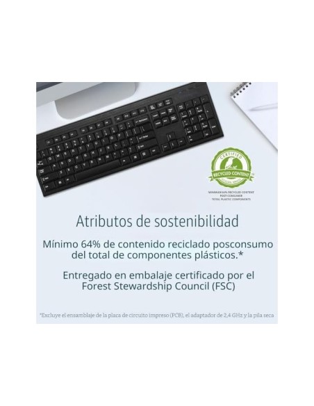 TECLADO KB150 EQ INALAMBRICO NG.