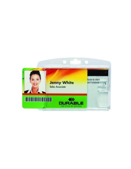 IDENTIFICADOR DURABLE POLIESTI RIGIDO 2 TARJETAS VERTICAL/HOR.54X87MM