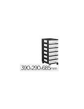 CAJONERA ARCHIVO 2000 6 CAJ.TPTE.CARCASA NG. 6LT.RUEDAS 390X290X685MM 2