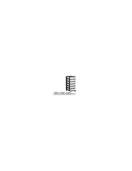 CAJONERA ARCHIVO 2000 6 CAJ.TPTE.CARCASA NG. 6LT.RUEDAS 390X290X685MM