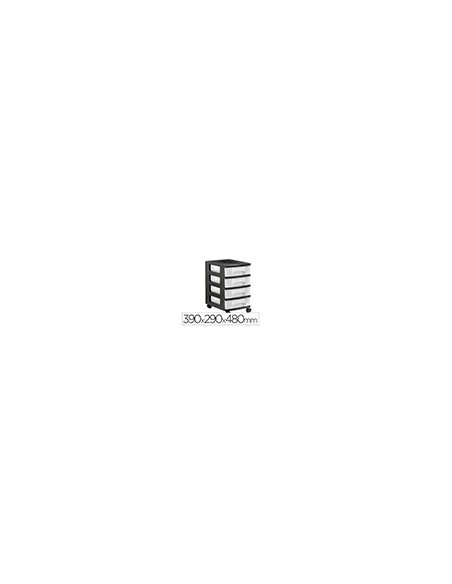 CAJONERA ARCHIVO 2000 4 CAJ.TPTE.CARCASA NG. 6LT.RUEDAS 390X290X480MM