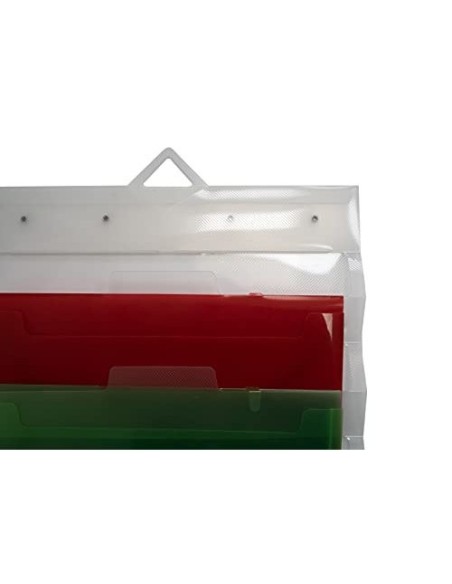 CLASIFICADOR PARED EXACOMPTA PP. CRISTAL 6 COMPARTIMENTOS