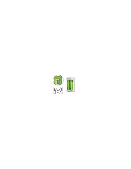 CARGADOR PILAR RECARGABLES GP AA/AAA INCLUYE 2 PILAS AA 2100 MAH