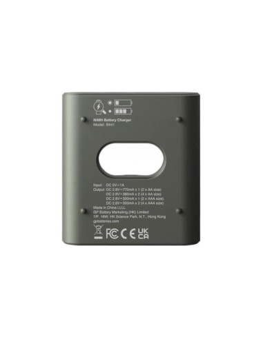 CARGADOR PILAR RECARGABLES GP AA/AAA INCLUYE 2 PILAS AA 2100 MAH