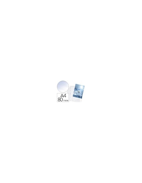 FUNDA MULTITALADRO DURABLE COMP.A4 PP. 80 MC CRISTAL 100 UD.